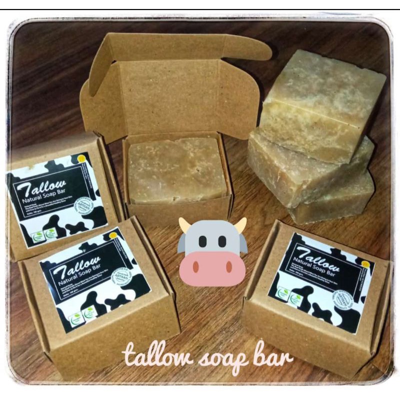 Jual TALLOW SOAP BAR SABUN LEMAK SAPI KULIT KERING | Shopee Indonesia