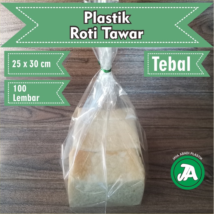 Jual Plastik Roti Tawar 25 x 30 Cm Plastik Roti Sisir Isi 100 Lembar ...