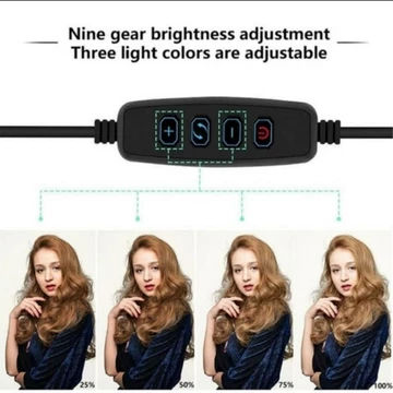 Ringlight 26Cm Tripod 2 1M (Satu Paket)