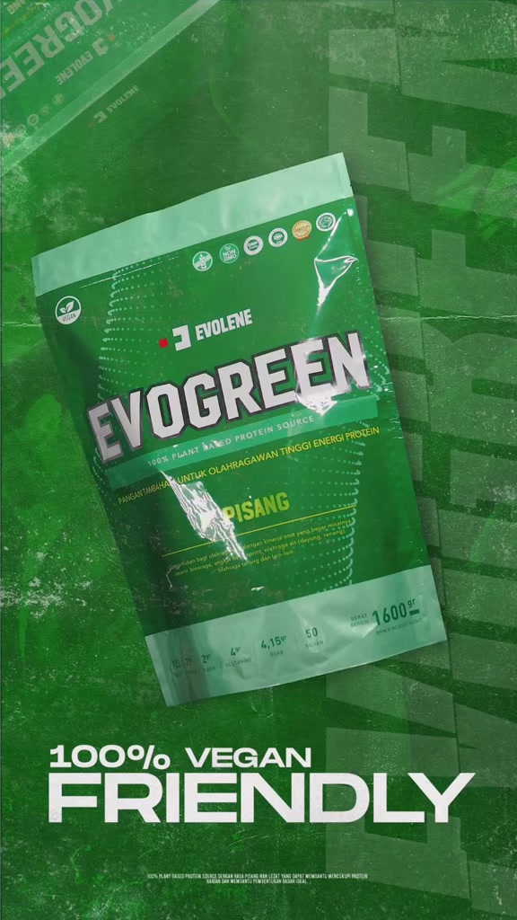Jual Evolene Evogreen 50s 100% Plant Based Isolate Protein - IVS ...