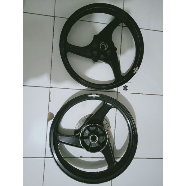 Jual VELG VELEK DEPAN BELAKANG KAWASAKI NINJA RR 2TAK ORIGINAL | Shopee ...
