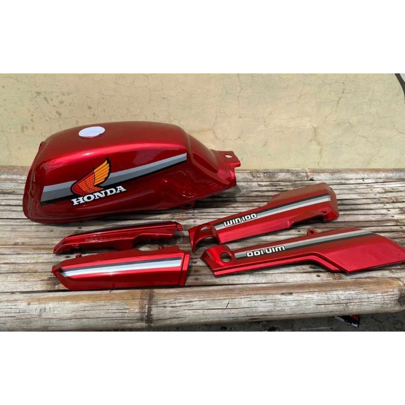 Jual Body set tangki honda win 100 box aki honda win | Shopee Indonesia