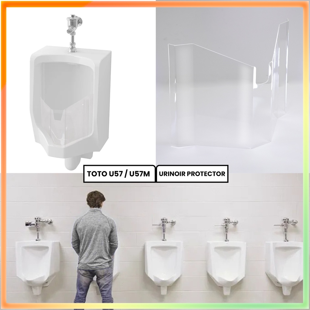 Jual Acrylic Urine Protector Sekat Urinurinoirtoiletkloset Toto U57