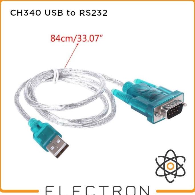 Jual USB To RS232 CH340 Serial Port DB9 Cable COM Port Adapter CH 340 ...