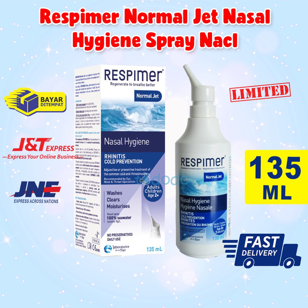 Jual Respimer Normal Jet Nasal Hygiene Spray Nacl 135ml