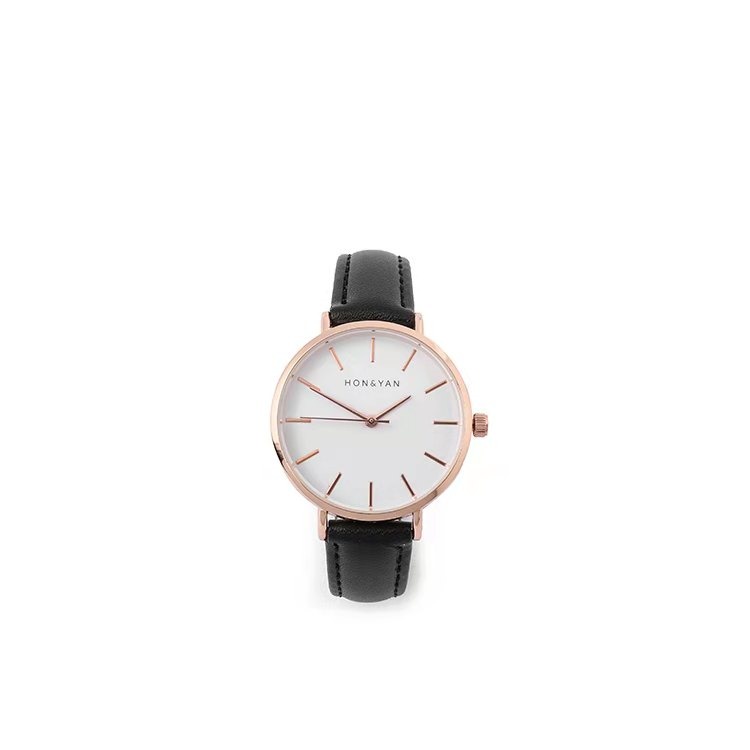 Jual HONYAN Jam Tangan Wanita Analog Tali Kulit Elegan Jam Tangan