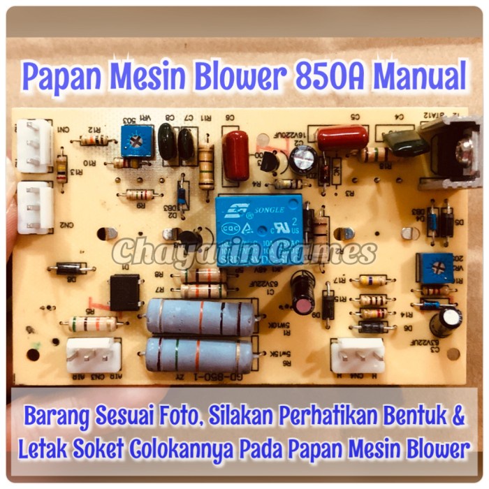 Jual Papan Mesin / Papan Pcb Mesin Blower Quick 850A | Shopee Indonesia
