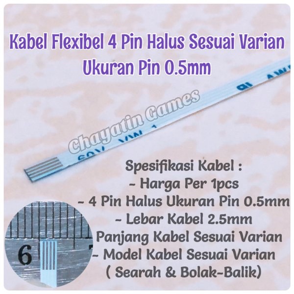 Jual Kabel Flexibel Pin Halus Model Panjang Sesuai Varian Ukuran Pin Mm Shopee Indonesia