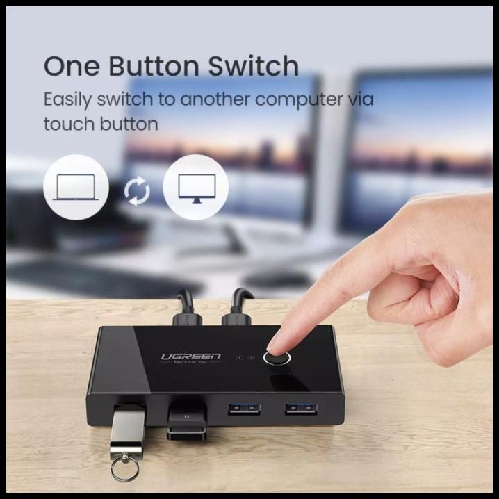 Jual Ugreen Usb Switch Selector 4 Usb Share 4 Port Hub Berbagi 2 ...