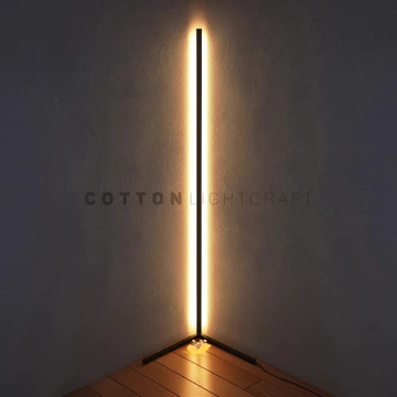 Lampu Lantai Pojok Standing Floor Lamp Gaming Room Lamp Rgb Nordic Style Lamp Body Hitam