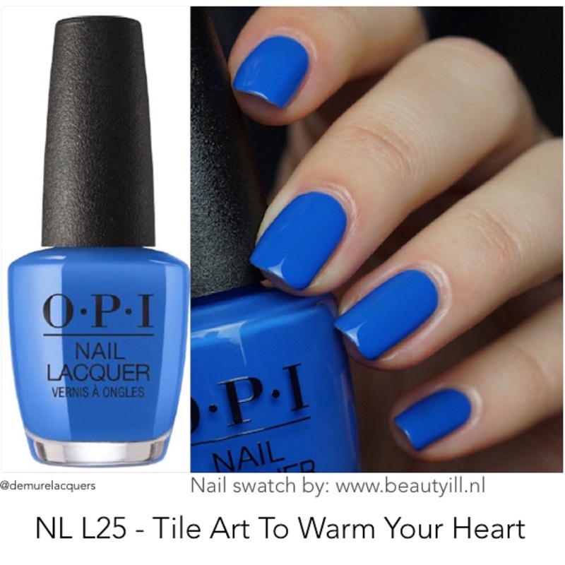Jual OPI NL L25 Tile Art To Warm Your Heart (LISBON) Shopee Indonesia