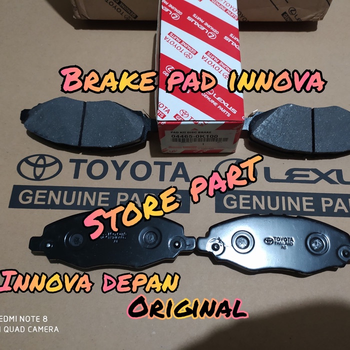 Jual brake pad innova kampas rem depan innova inova toyota original