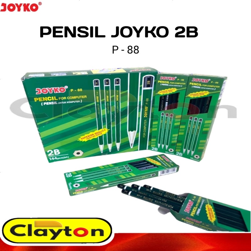 Jual Pensil 2b Joyko P88 Pencil 2b Joyko P88 Isi 12pcs Shopee