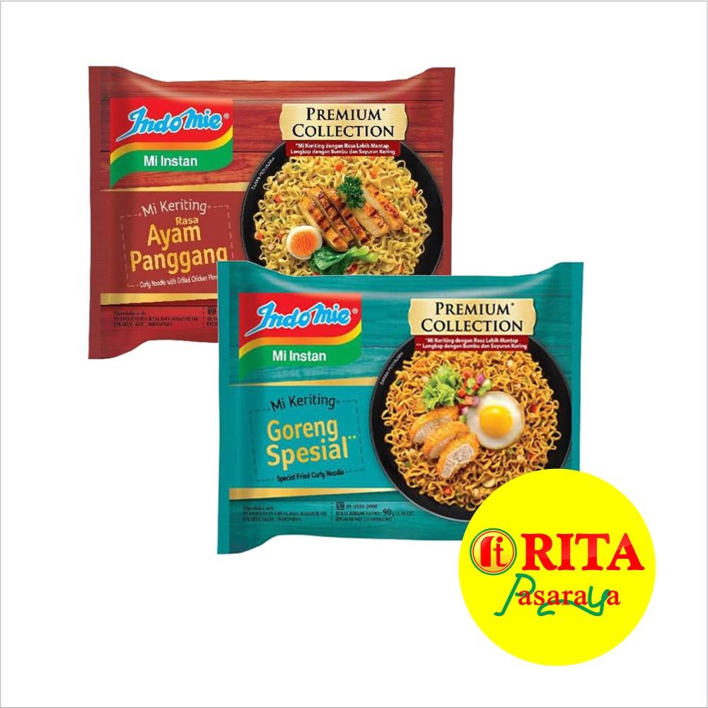 Jual Indomie Mie Instan Mie Kriting Rasa Ayam Panggang Dan Goreng