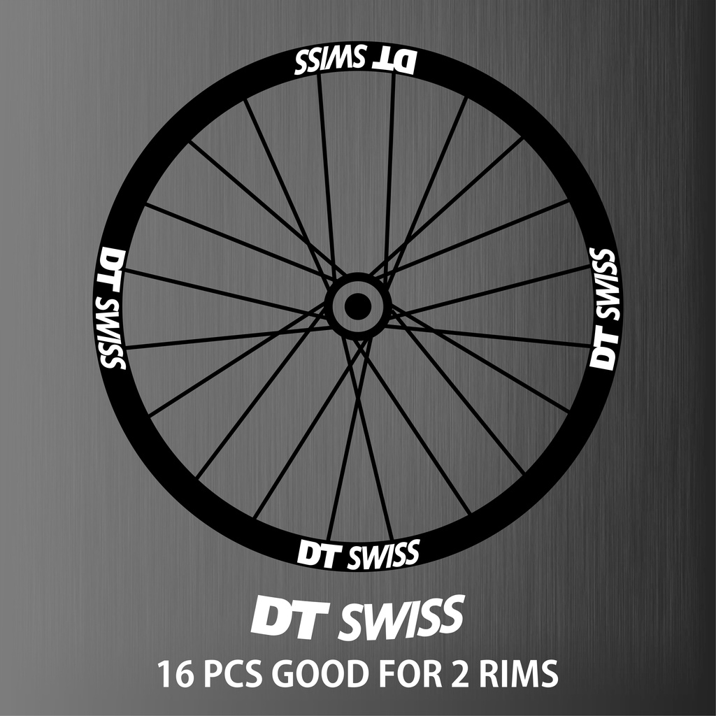 Jual Sticker Cutting RIMS DT SWISS Stiker Sepeda MTB ukuran 20