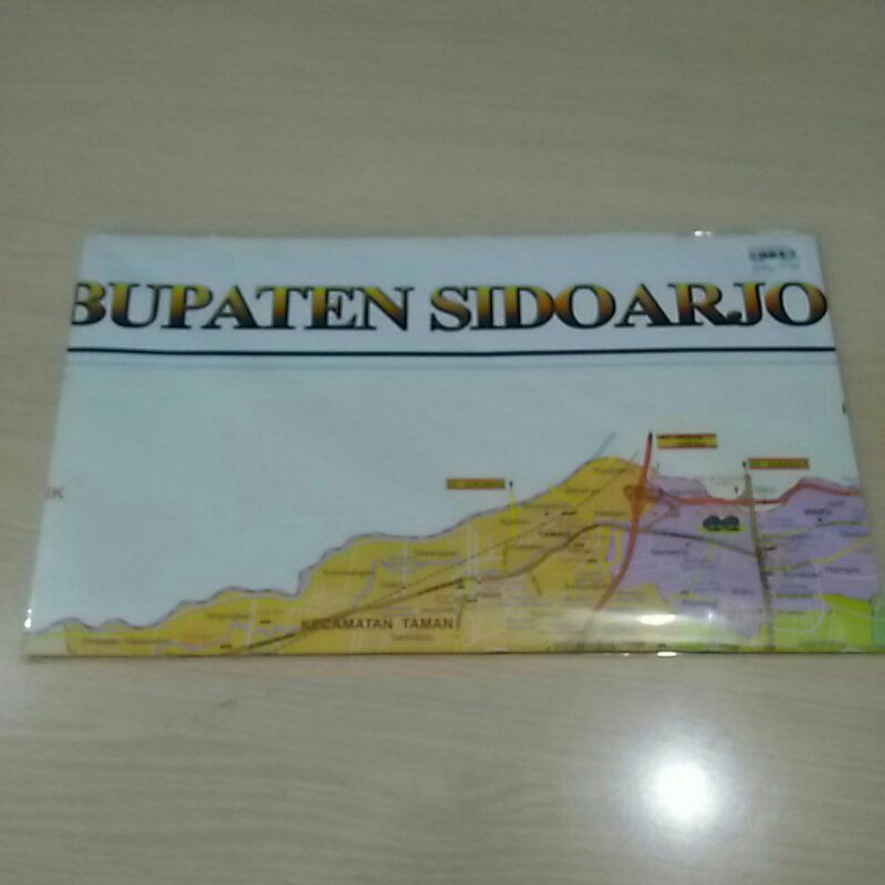 Jual Peta Kabupaten Sidoarjo Ukuran 109x79 Cm | Shopee Indonesia