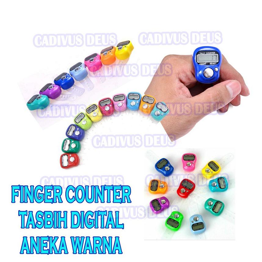 Jual Mari Borong Tasbih Digital Finger Counter Aneka Warna Harga