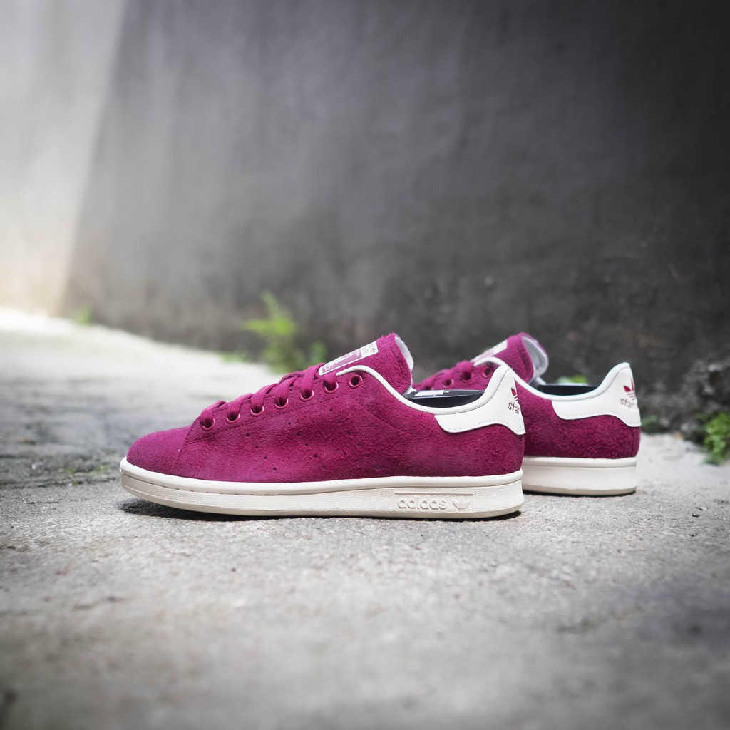 Jual Adidas Stan Smith W Unity Pink Off White Suede Shopee Indonesia