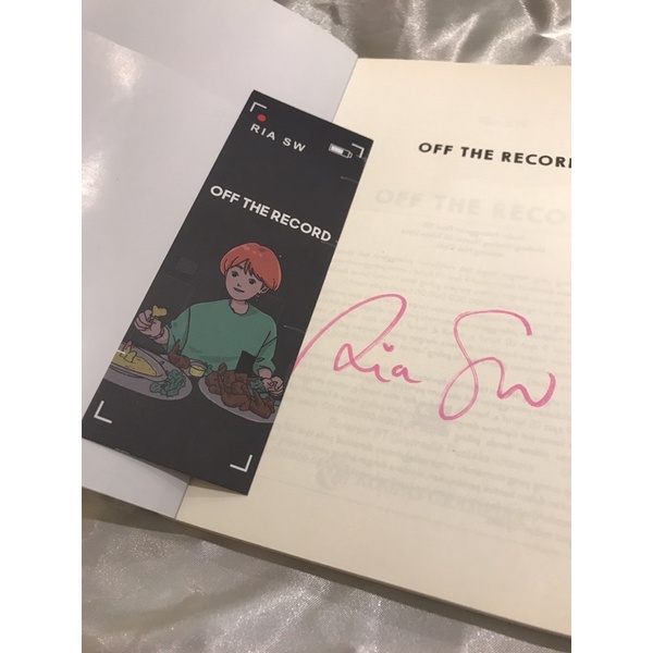 Jual OFF THE RECORD Ria SW DENGAN TANDA TANGAN RIA SW | Shopee Indonesia