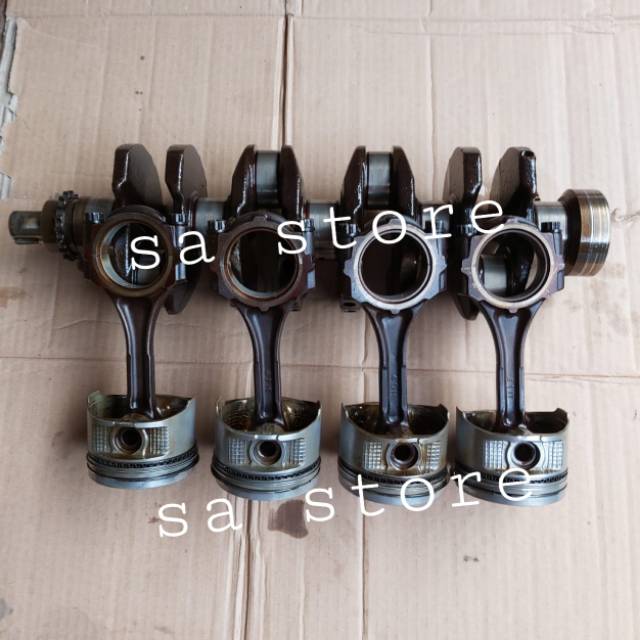 Jual kruk as dan stang piston komplit original Toyota Kijang 7K Bensin ...
