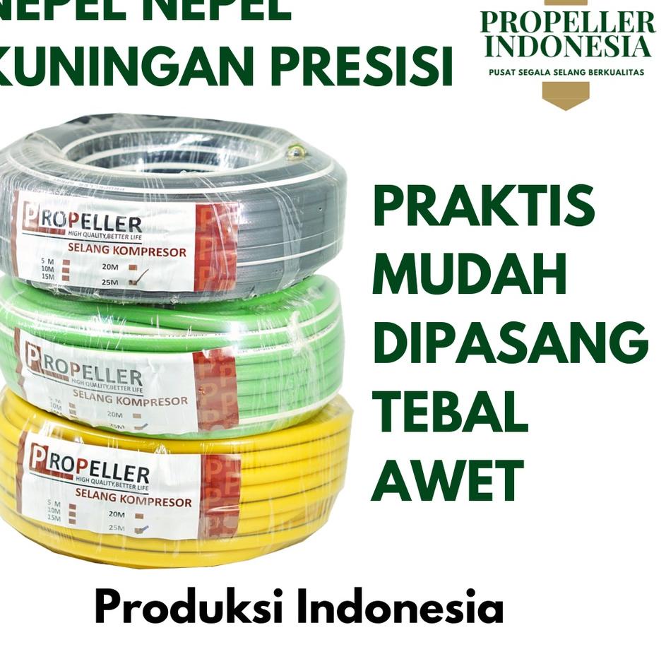 Jual Selang Paket Kompresor Hijau RHINOCEROS 5M Selang Kompresor Angin