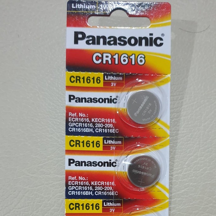 Jual Battery Panasonic CR1616 3V Lithium Batu Baterai Batere coin CR