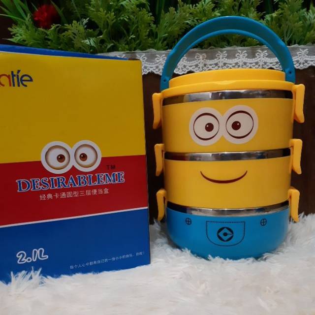 Jual Rantang stainless minion | Shopee Indonesia
