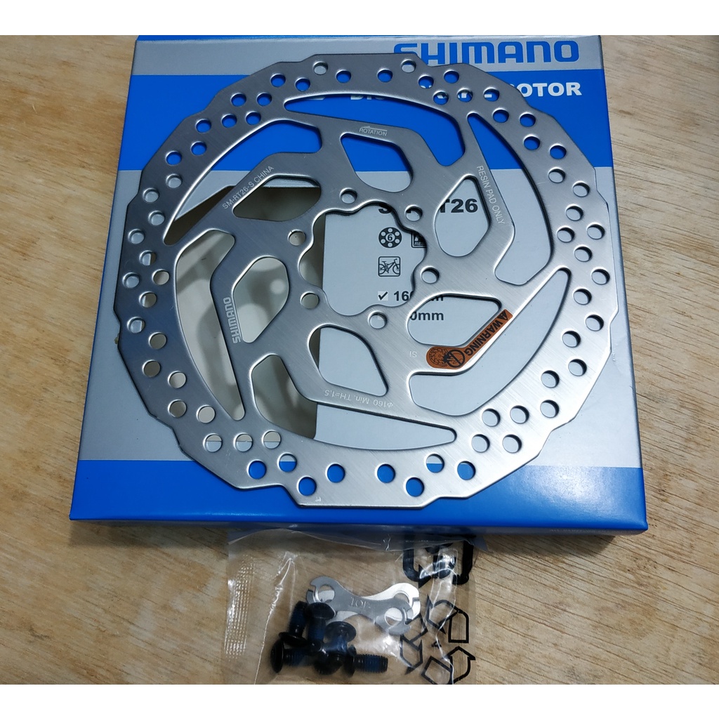 Rotore Freno A Disco Shimano SM-RT26 160mm 6 Bulloni – Per Mountain Bike E Downhill - Foto 2