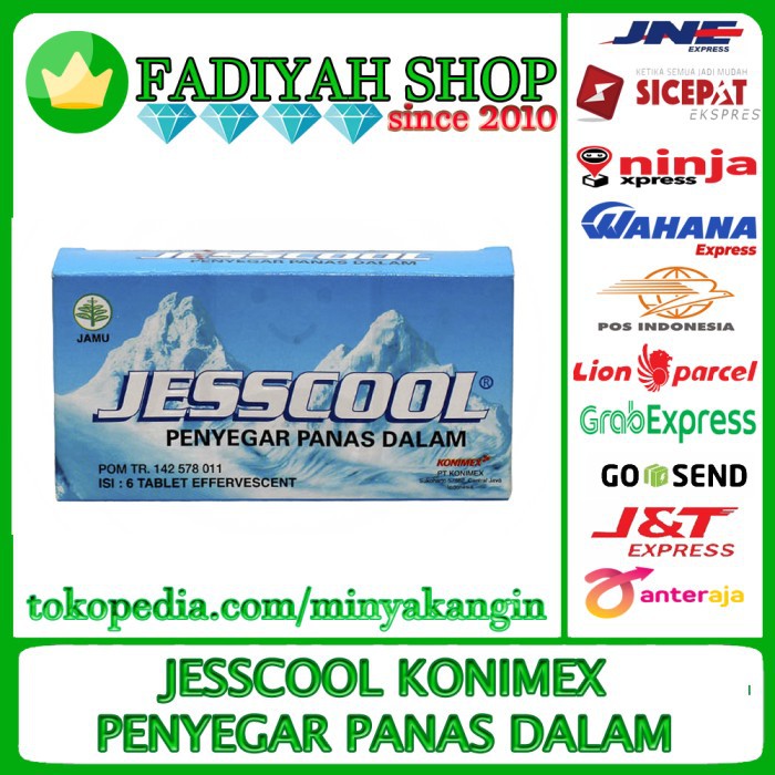 Jual Jesscool Tablet Penyegar Panas Dalam isi 6 Tablet Effervescent ...