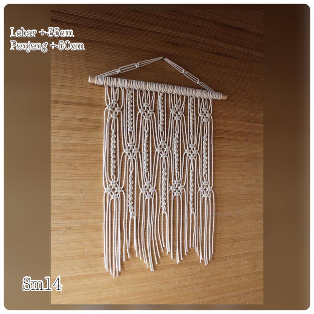 Jual Hiasan Dinding Macrame Design Sm Shopee Indonesia