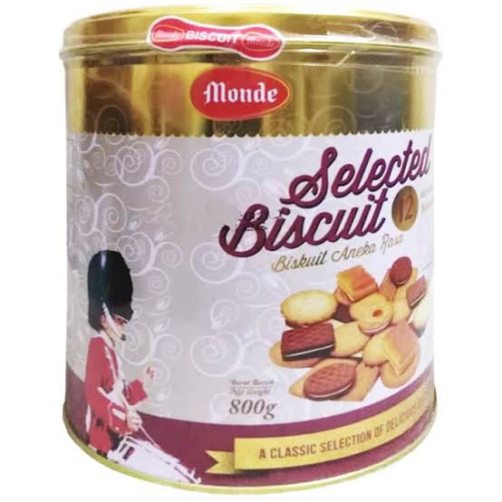 Jual Monde selected biscuits 800 gram kaleng | Shopee Indonesia