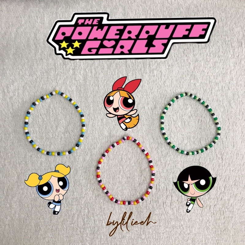 Jual Baca Deskripsi |GELANG Powerpuff Girls| Inspired Bracelets Edition ...