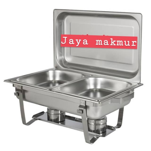 Jual Chafing Dish Stainless 11 Liter / Tempat Wadah Saji Prasmanan ...