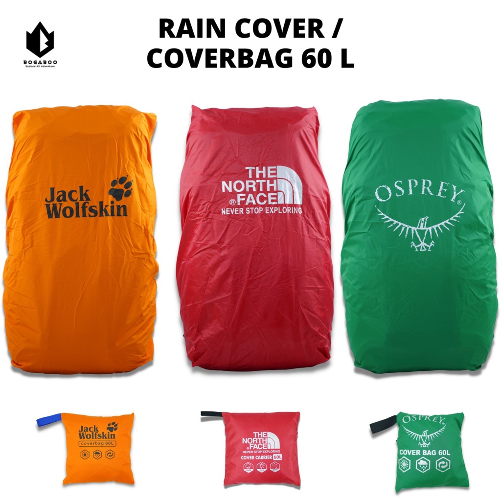 Jual Cover Bag Waterproff 60 Liter (Bisa untuk 50-70 Liter) - Coverbag ...