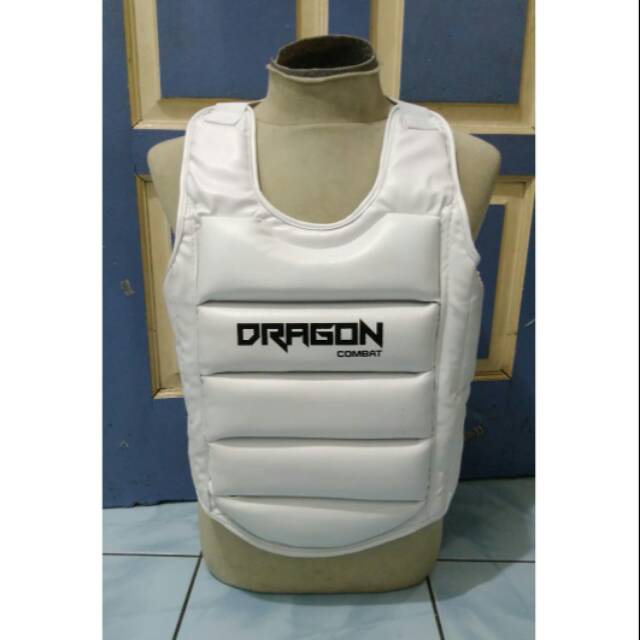 Jual BODY PROTECTOR KARATE DRAGON ORIGINAL PELINDUNG BADAN BELADIRI BAHAN TEBAL SILAT TAEKWONDO