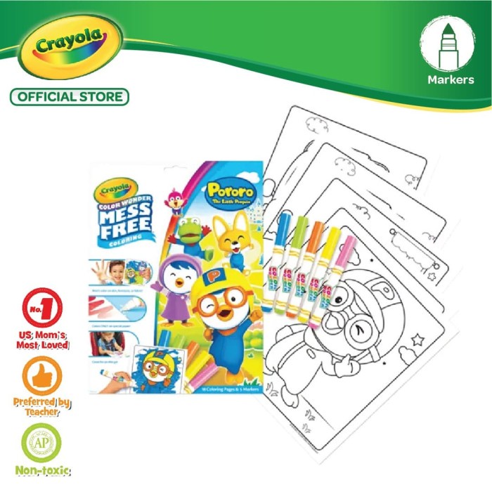 Jual Sketsagambar- Crayola Color Wonder Mess-Free Coloring Pages