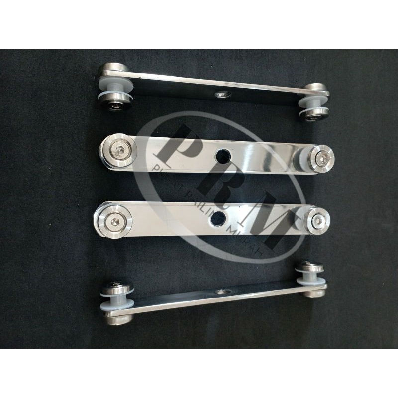 Jual Sayap Railing Tangga Stainless Plat Spider Sayap Double Railing Tangga Penjepit Kaca