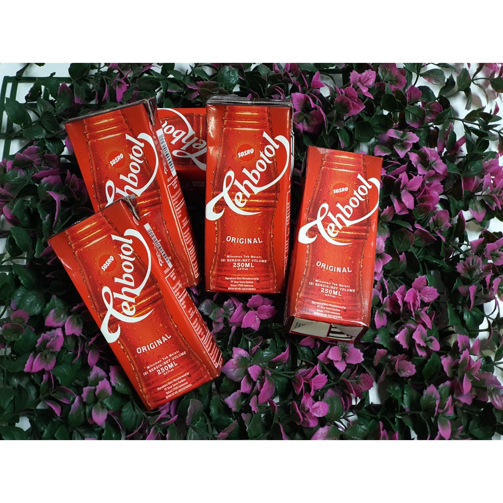 Jual Teh Botol Sosro (250 Ml) /Teh Botol Sosro Kotak 250 ml / Teh Kotak