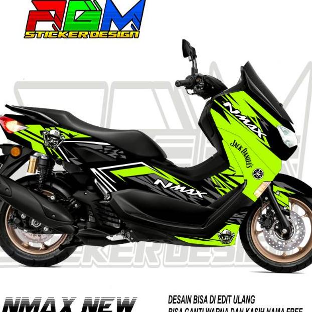 Jual Setiker Stiker Decal Full Body Nmax New Motif Abstrak Agm