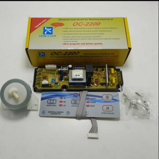 Jual PCB / MODUL MESIN CUCI MULTI / UNIVERSAL OC-2200 KUNING | Shopee ...