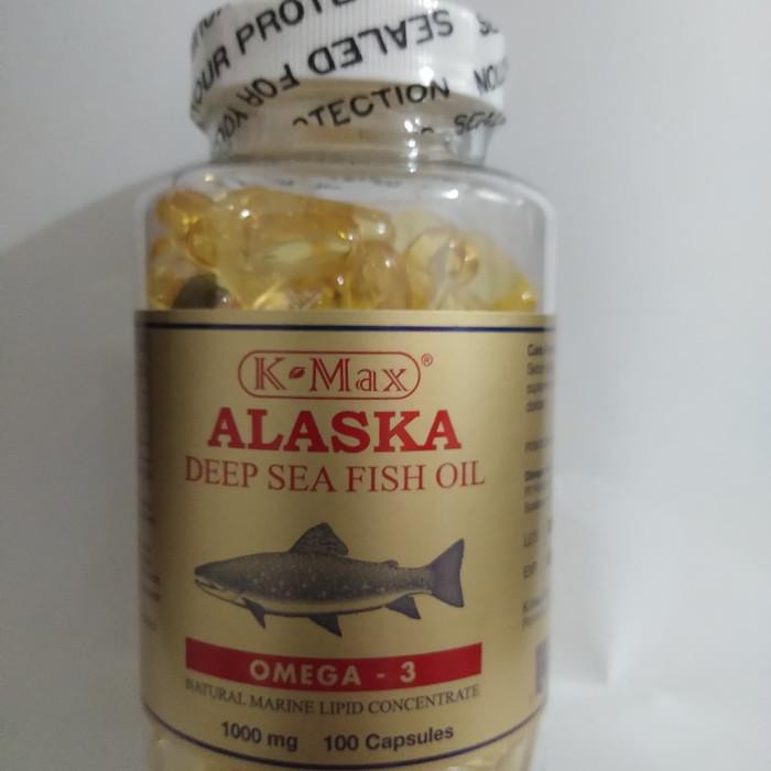 Jual Vit I KMAX ALASKA DEEP SEA FISH OIL SUPER OMEGA 369 minyak ikan