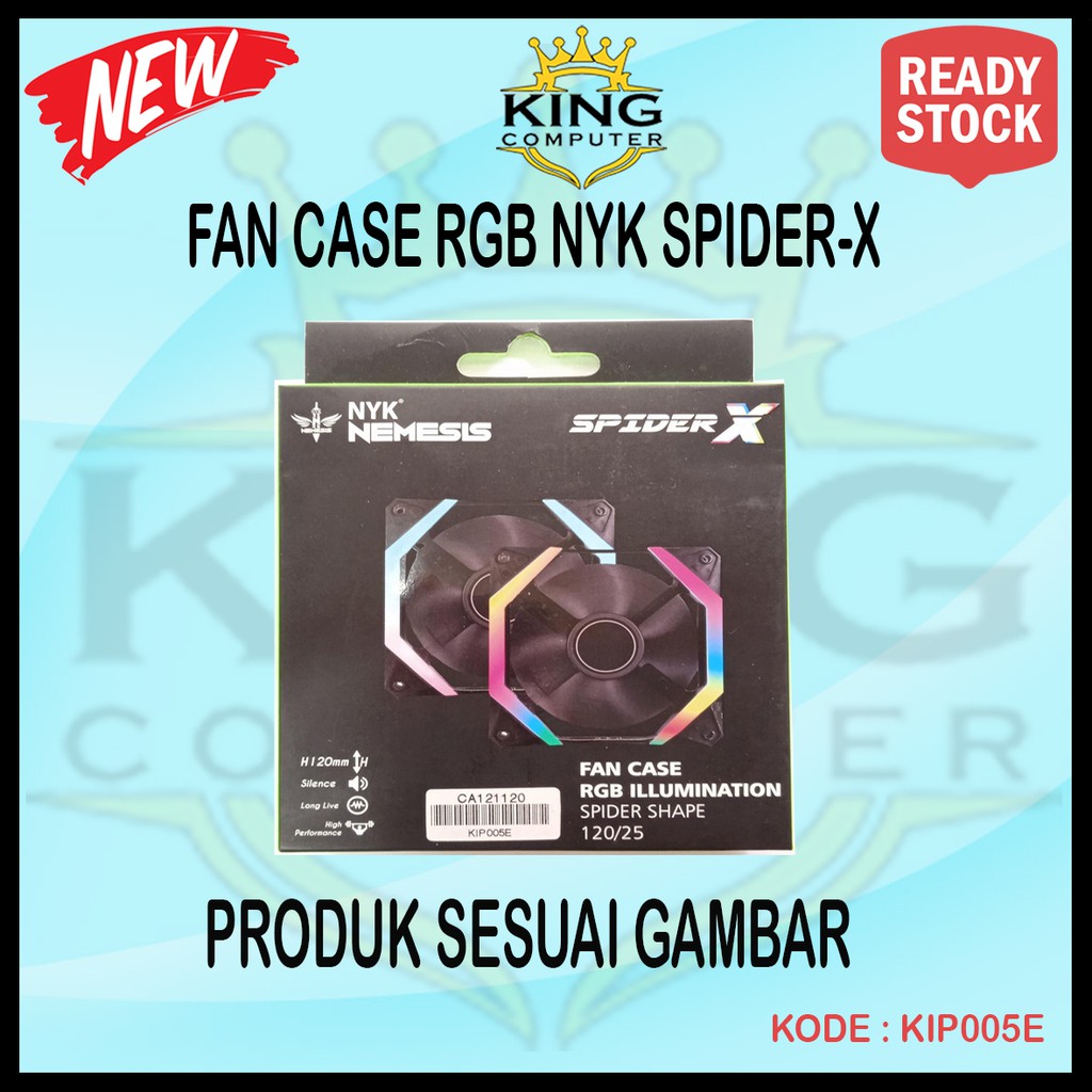Jual FAN CASING RGB NYK NEMESIS SPIDER-X | Shopee Indonesia