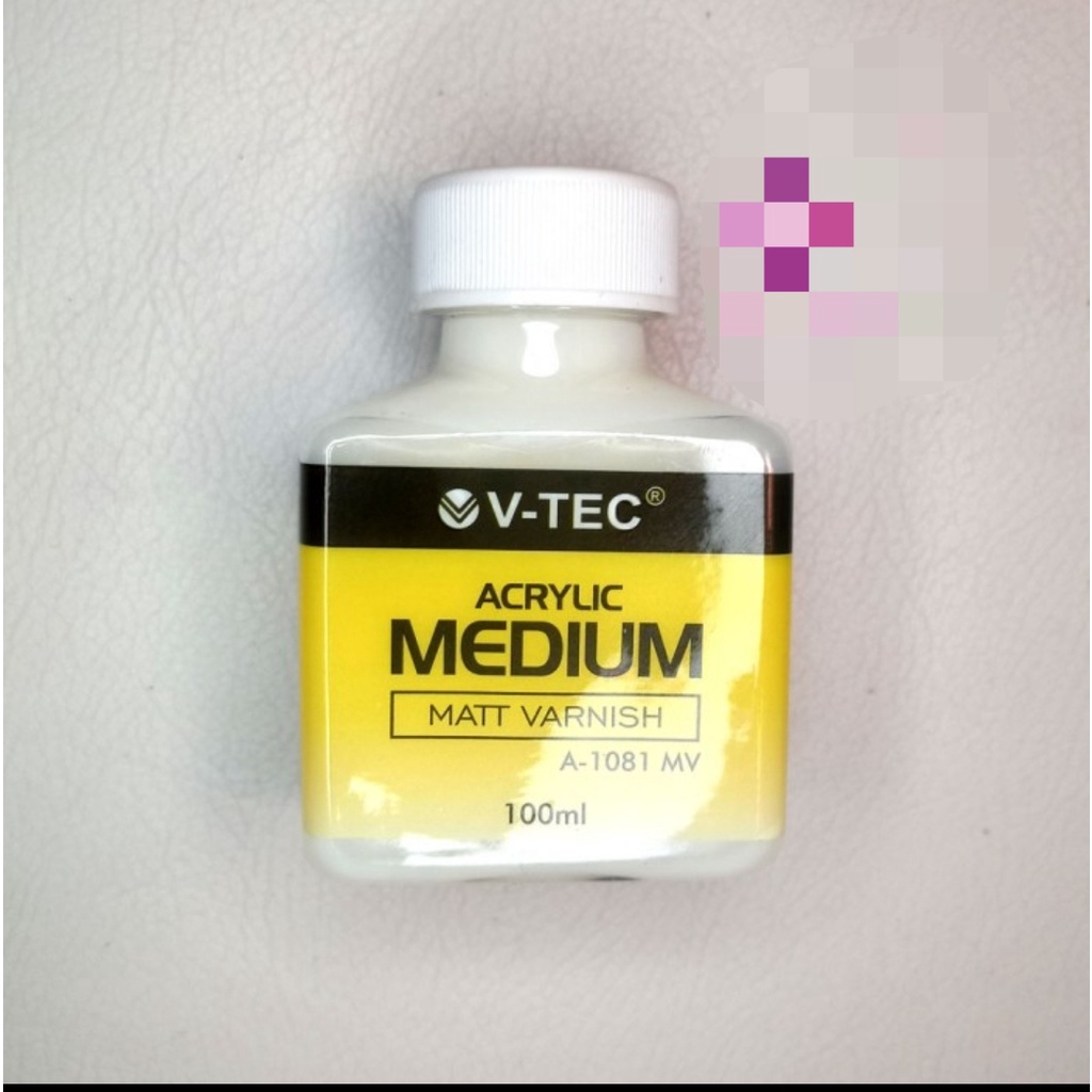 Jual vtec acrylis medium matt varnish a 1081 100 ml campuran cat ...