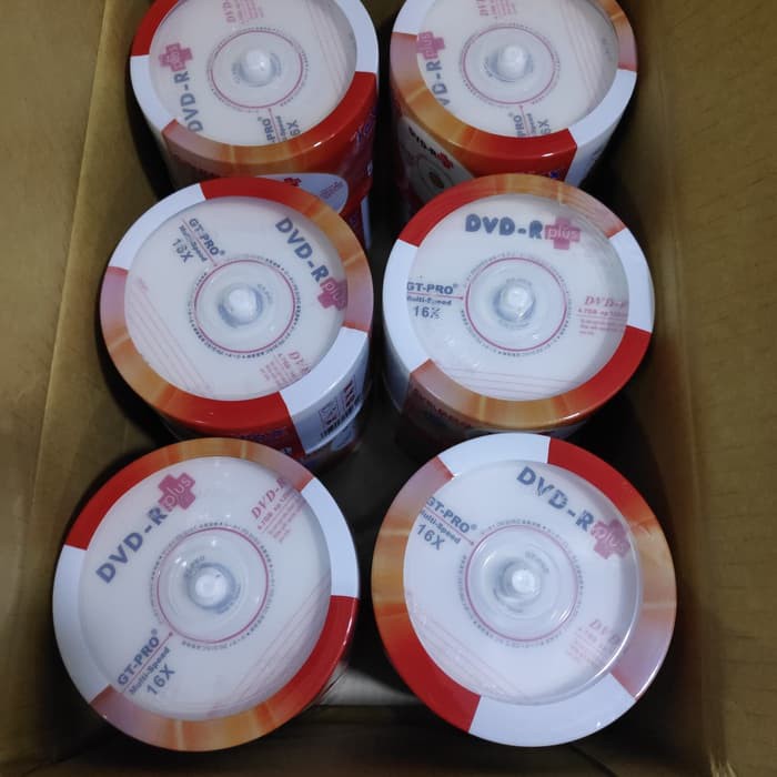 Jual DVDR DVD BLANK GT-PRO 16X Original 50pcs 1cone | Shopee Indonesia