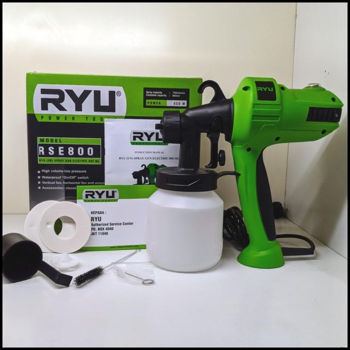 Jual Mesin Semprot Cat Listrik Spray Gun Electric Ryu Rse 800 | Shopee ...