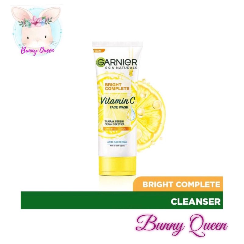 Jual Garnier Bright Complete Vitamin C Brightening Face Wash 50ml 50 ml