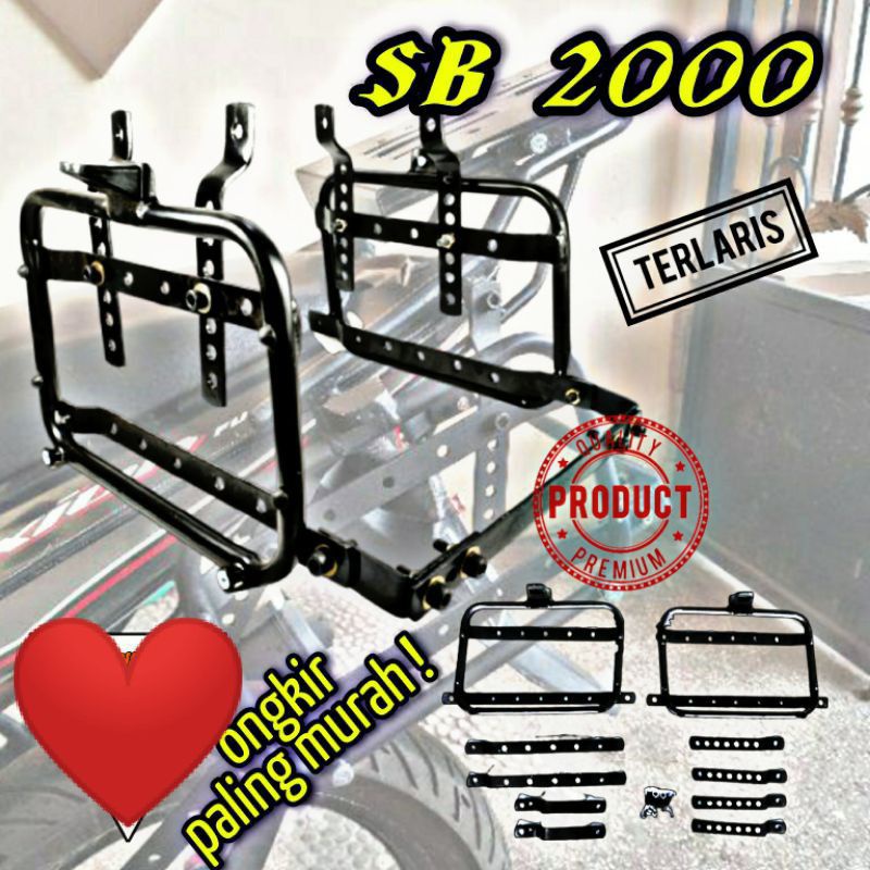 Jual SB 2000 Side Bracket SB 2000 breket box samping Givi Shad Kappa ...
