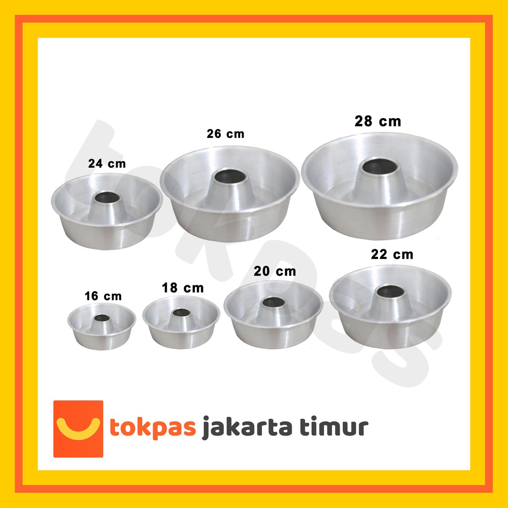 Jual Loyang Tulban Press Bima Ukuran 16 18 20 22 24 26 28 cm Bolu | Shopee Indonesia