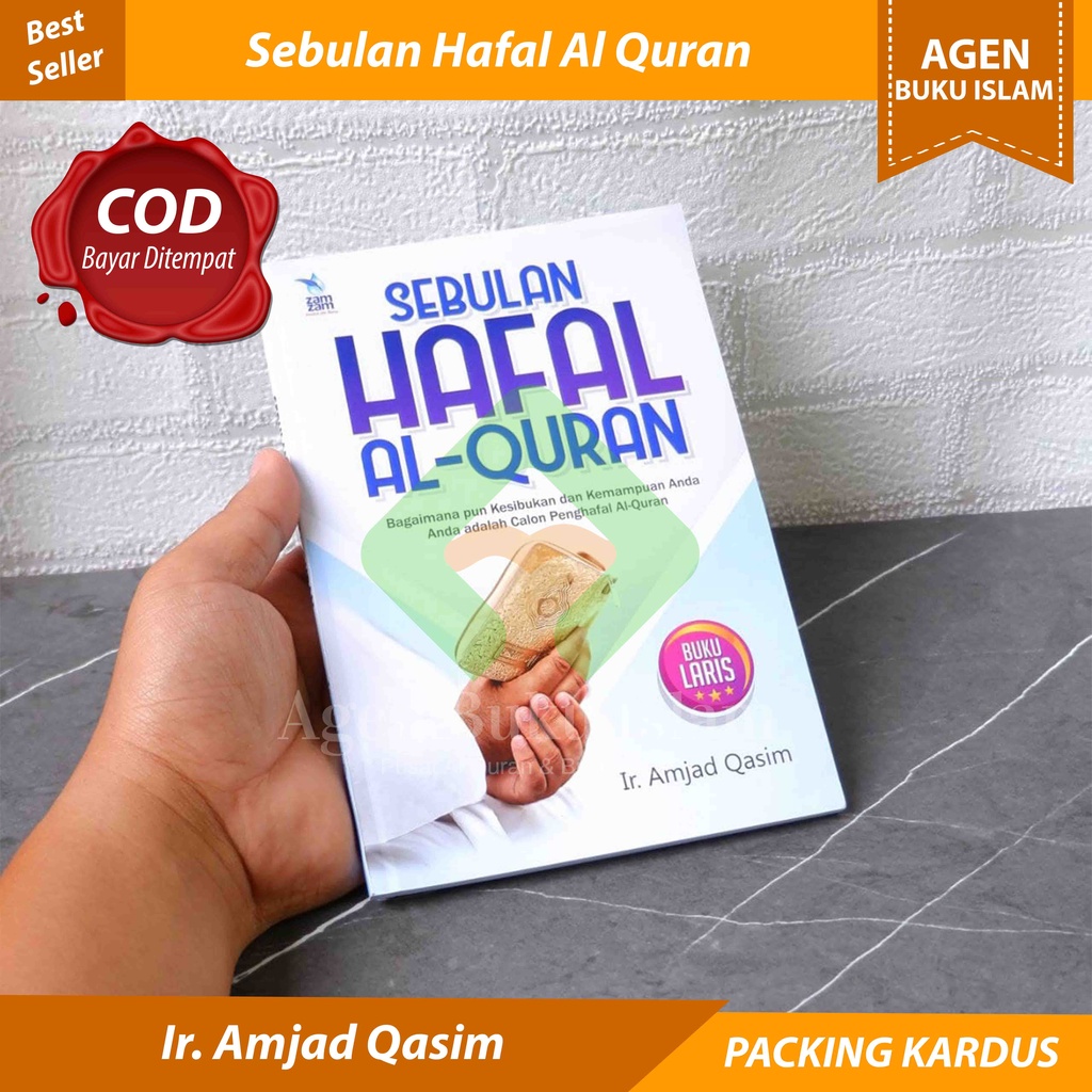 Jual Sebulan Hafal Al Quran Karya Ir Amjad Qasim Buku Motivasi Islam