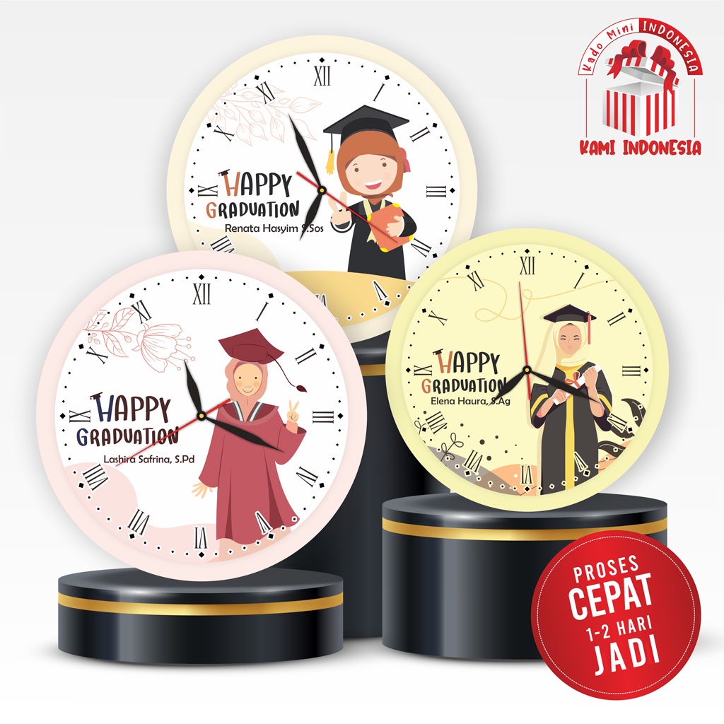 Jual SOUVENIR WISUDA JAM DUDUK HAMPERS GRADUATION | Shopee Indonesia